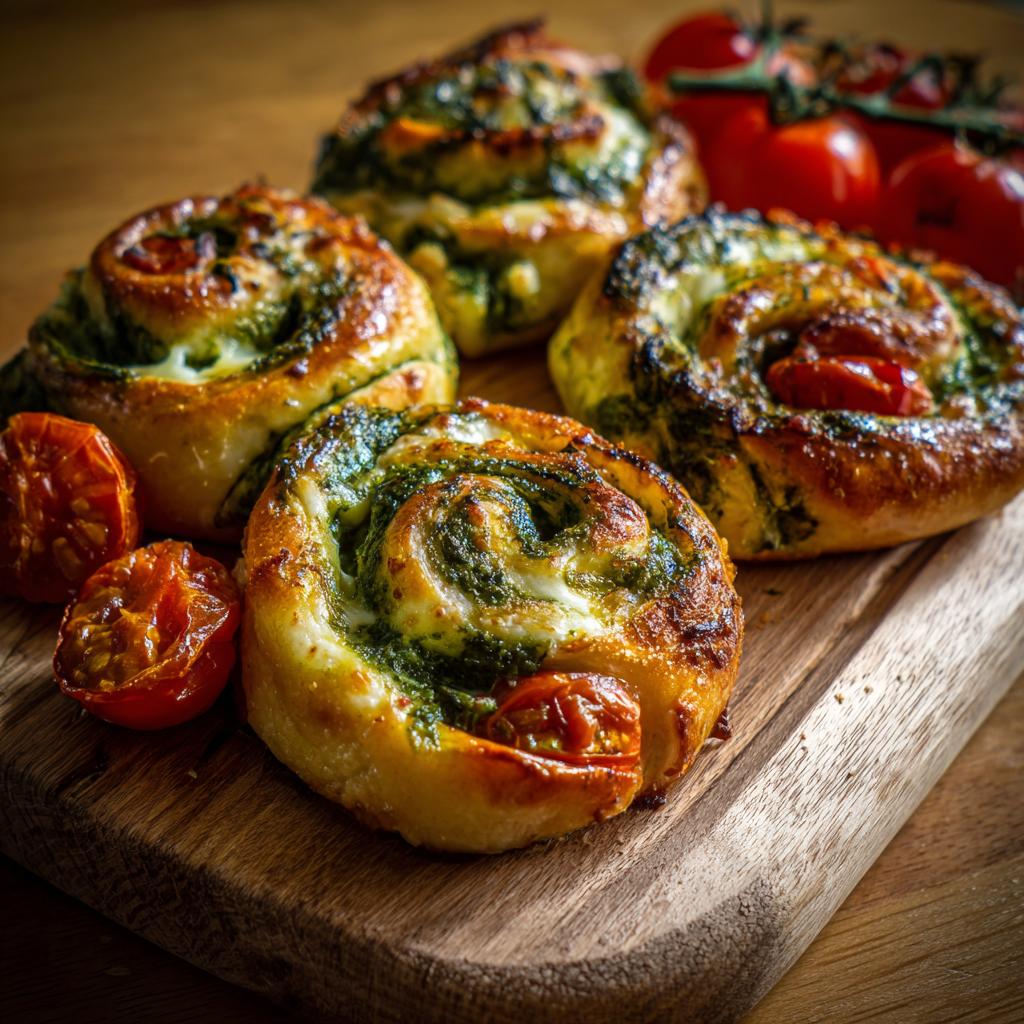 Bärlauch-Pizzaschnecken