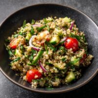 Bärlauch Quinoa Salat