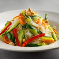 Bärlauch-Reisnudelsalat