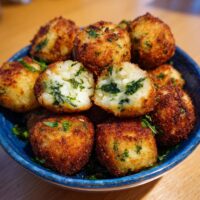 Bärlauch-Risottobällchen