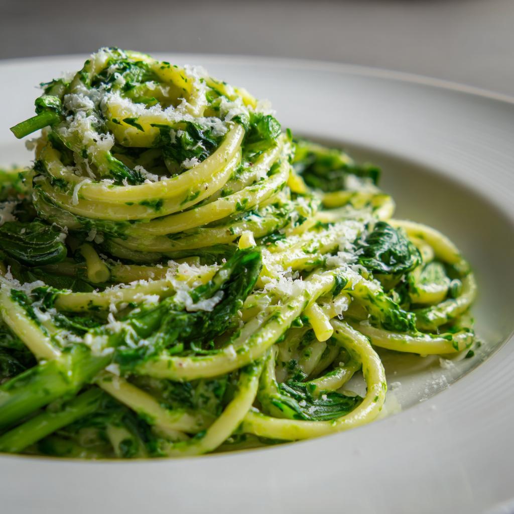 Bärlauch-Sahnepasta