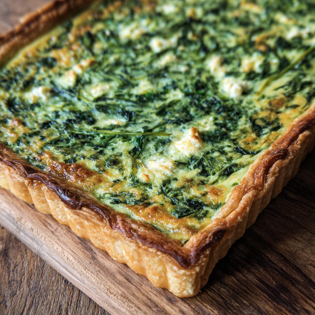 Bärlauch-Schafskäse-Tarte