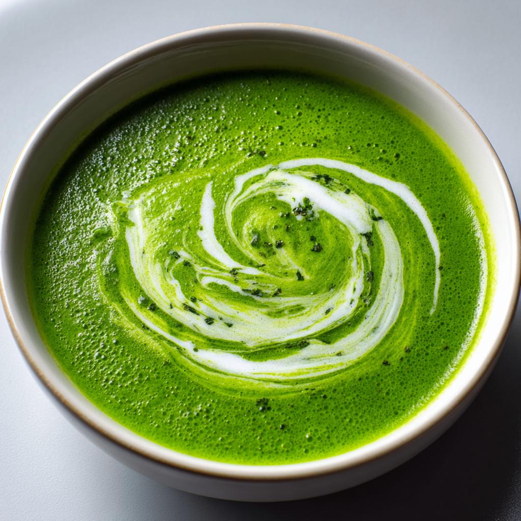 Bärlauch-Schaumsuppe - detail 1