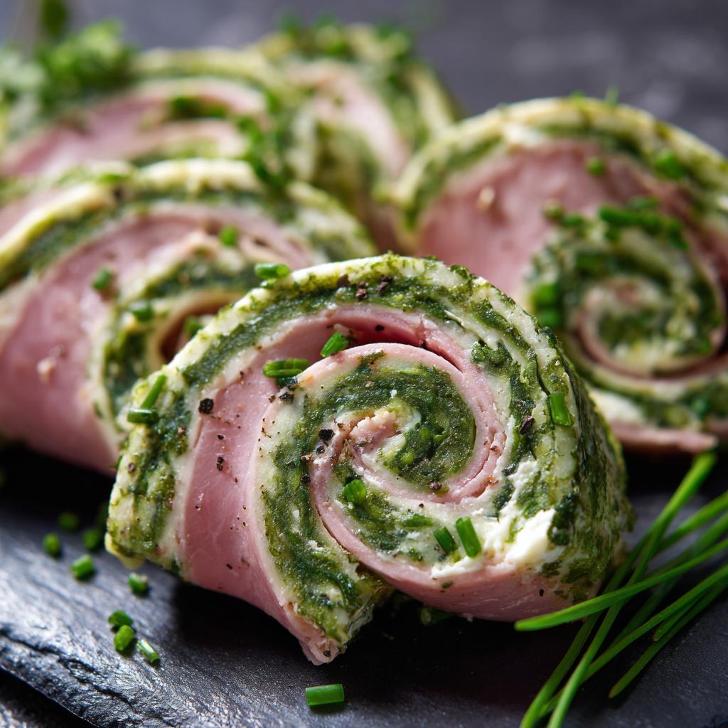 Bärlauch-Schinken-Röllchen