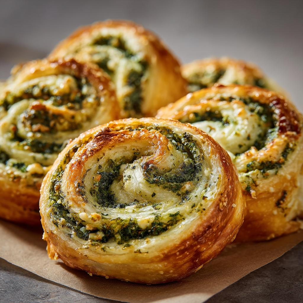 Bärlauch-Schnecken - detail 1