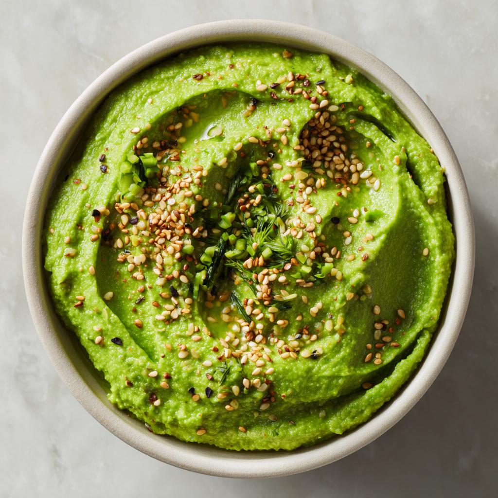 Bärlauch-Sesam-Hummus