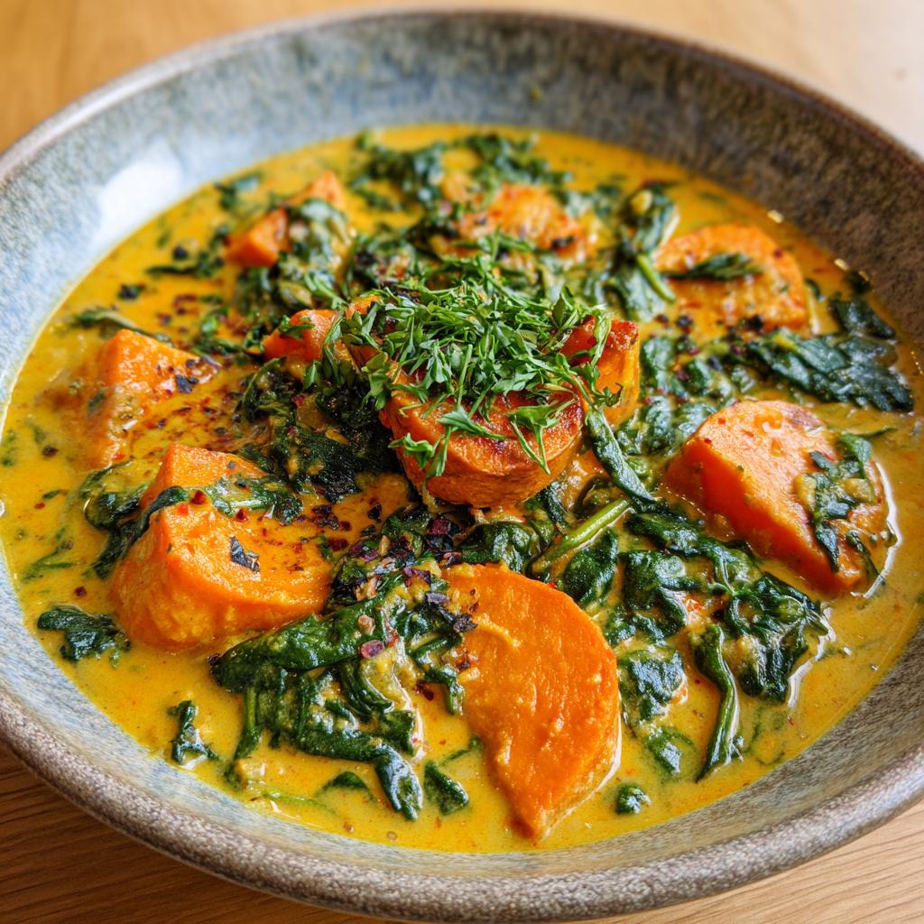 Bärlauch-Süßkartoffelcurry - detail 1