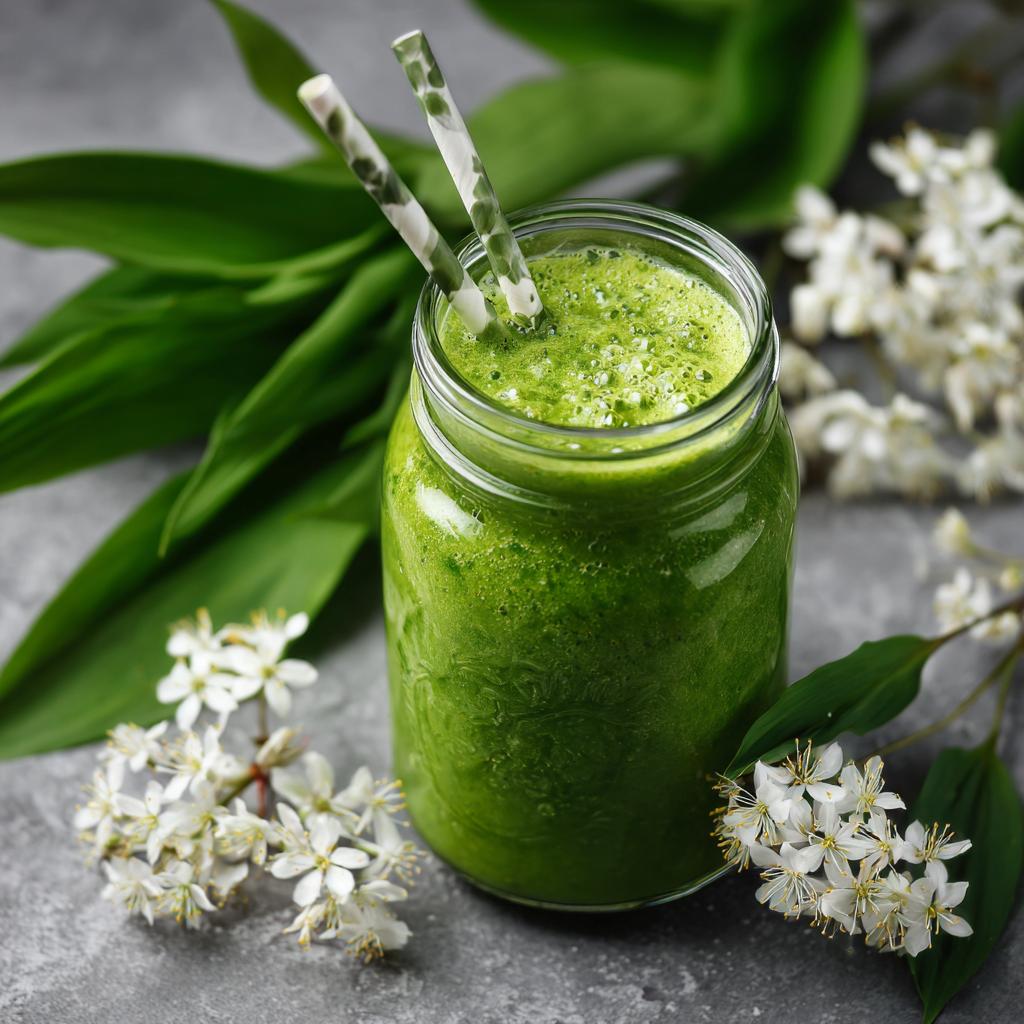 Bärlauch-Smoothie - detail 1