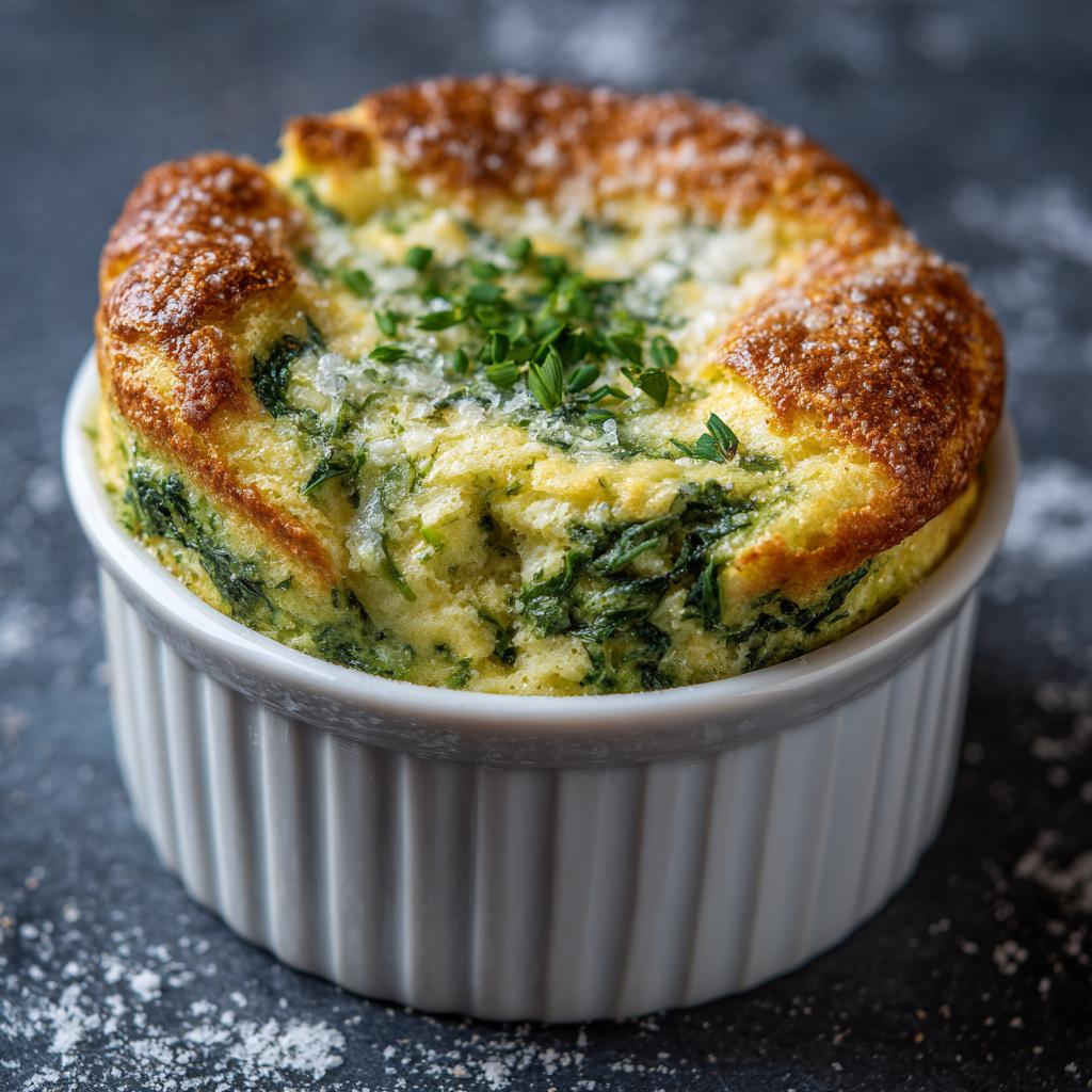Bärlauch-Soufflé mit Käse - detail 1