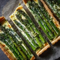 Bärlauch-Spargel-Tarte