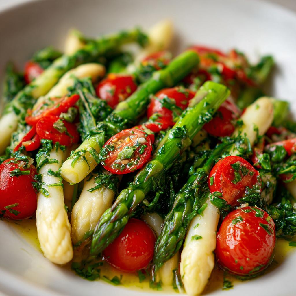 Bärlauch-Spargelsalat - detail 1