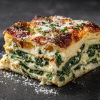 Bärlauch-Spinatlasagne