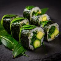 Bärlauch-Sushi