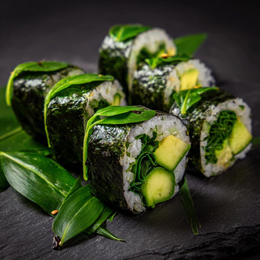 Bärlauch-Sushi