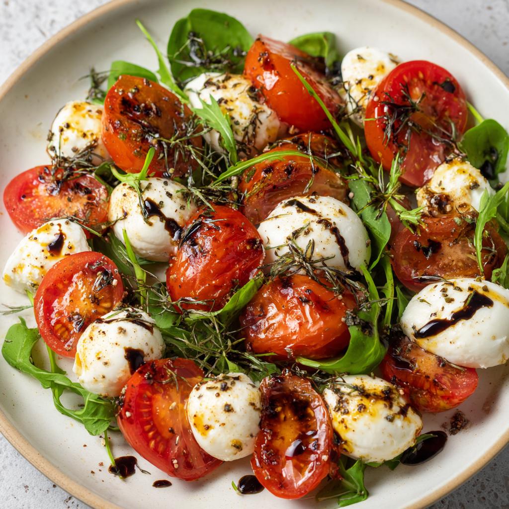 Bärlauch-Tomaten-Mozzarella-Salat - detail 1