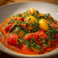 Bärlauch-Tomatencurry