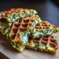 Bärlauch-Waffeln