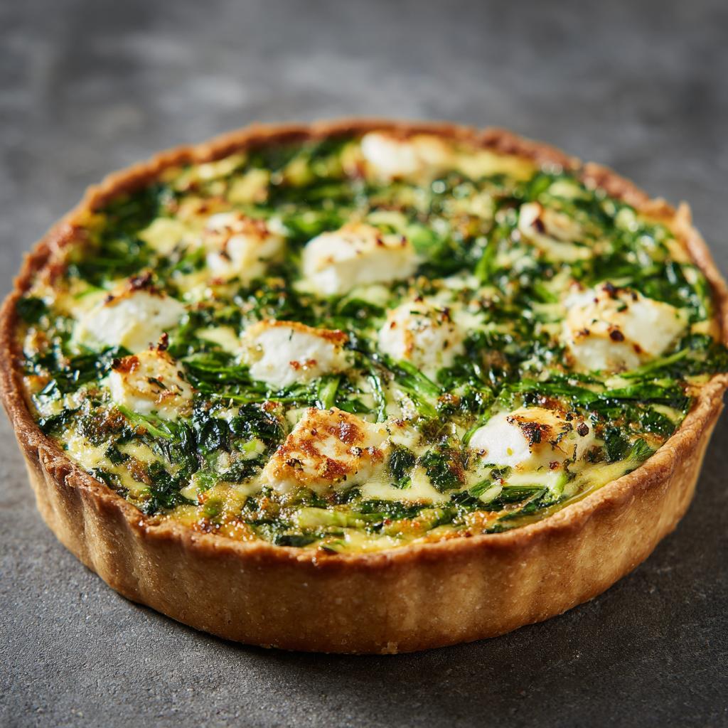 Bärlauch-Ziegenkäse-Tarte - detail 1