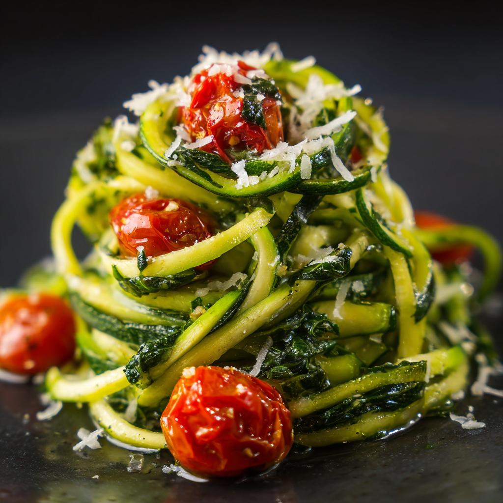 Bärlauch-Zucchini-Nudeln - detail 1