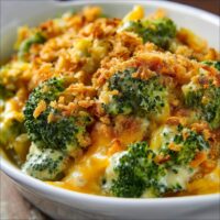 Brokkoli-Cheddar-Auflauf