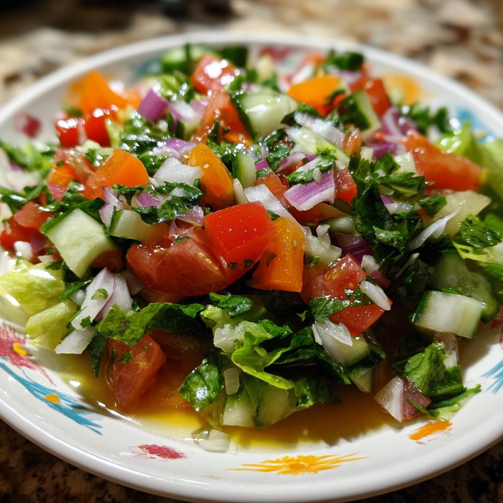 Bunter Chop-Salat
