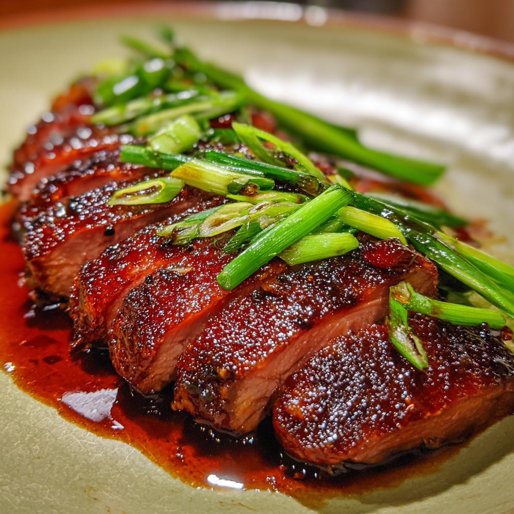 Chinesische Entenbrust mit Honig und Fünf-Gewürze-Pulver