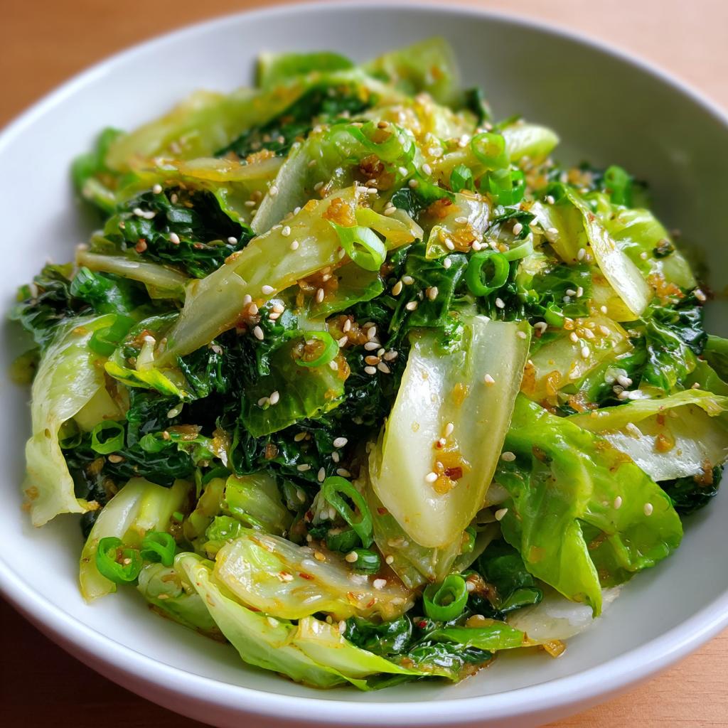 Chinesischer Kohl Stir-Fry