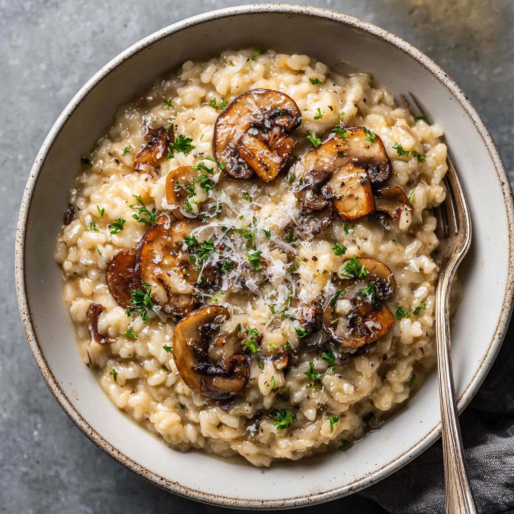 Cremiges Pilzrisotto - detail 1