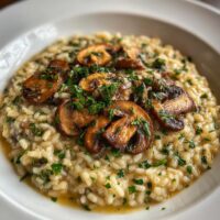 Cremiges Pilzrisotto