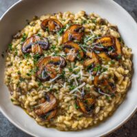 Cremiges Pilzrisotto