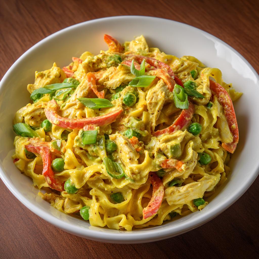 Curry-Hühnchen-Nudelsalat - detail 1