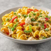 Curry-Hühnchen-Nudelsalat