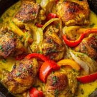 Curry-Hähnchen aus dem Ofen