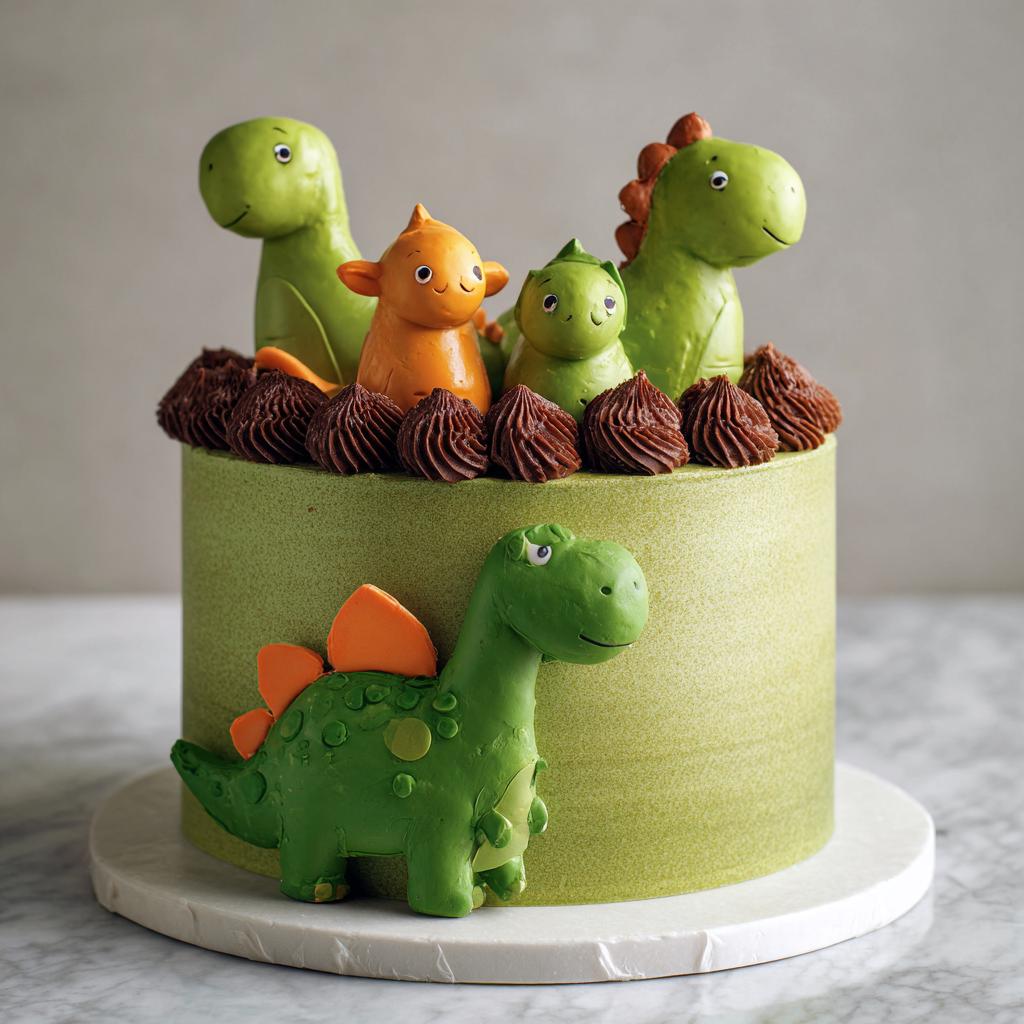 Dino Geburtstagstorte - detail 1