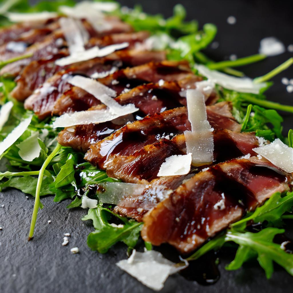 entenbrust carpaccio - detail 1