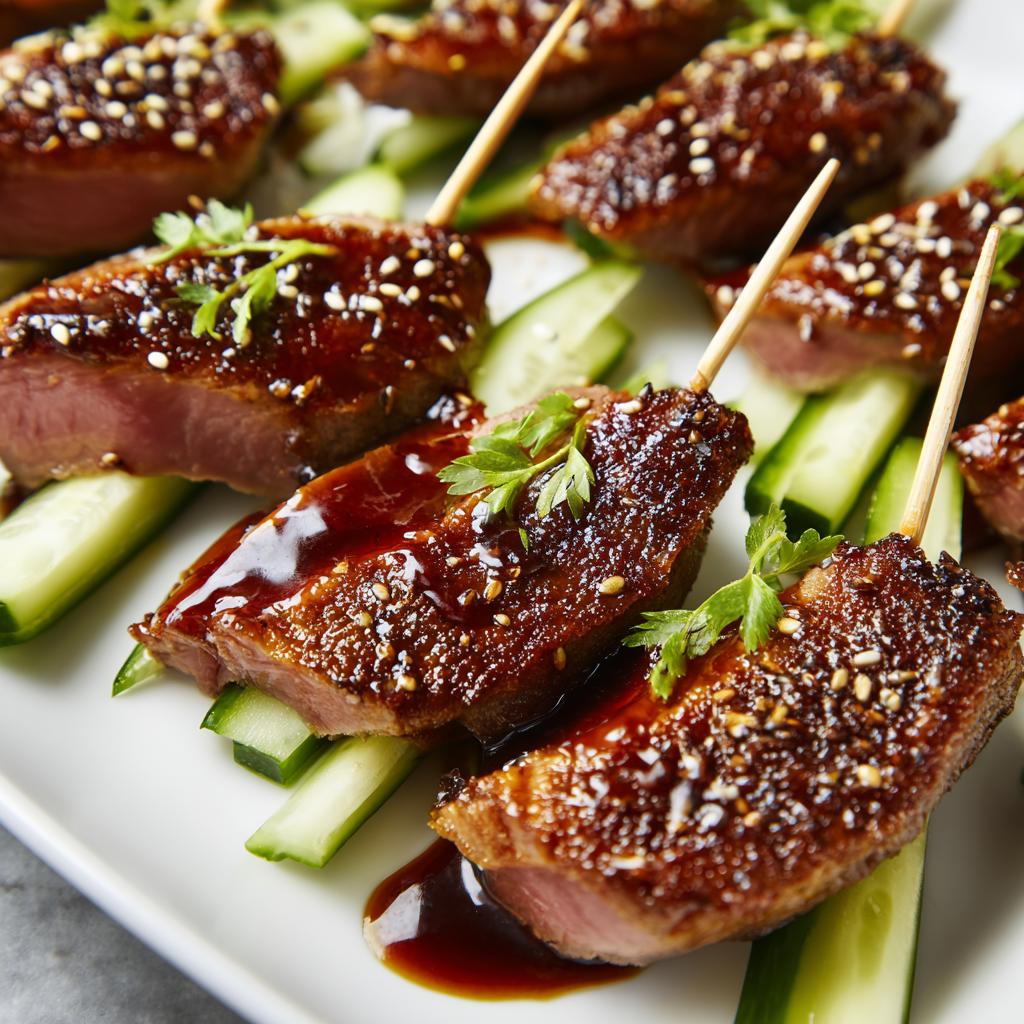 Entenbrust Fingerfood - detail 1