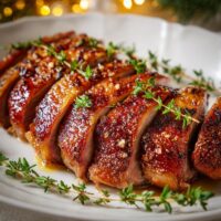 Entenbrust mit Honig-Orange-Glasur