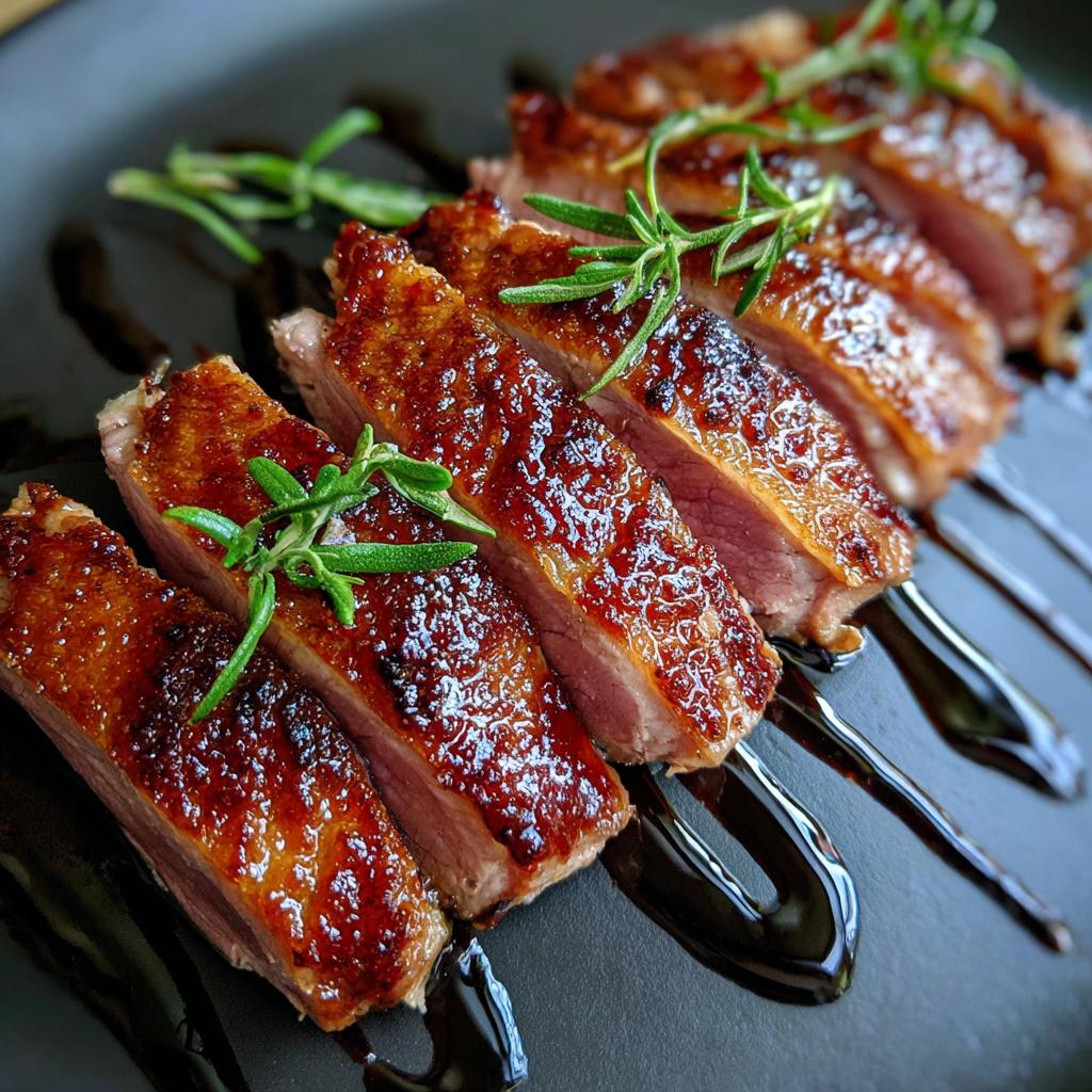 Entenbrustfilet mit Balsamico-Reduktion