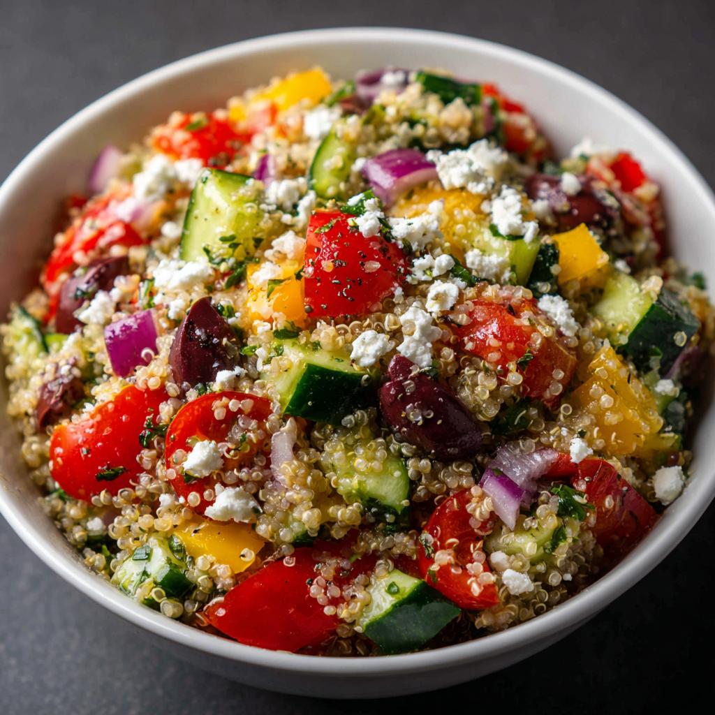 Frischer Mediterraner Quinoa-Salat - detail 1