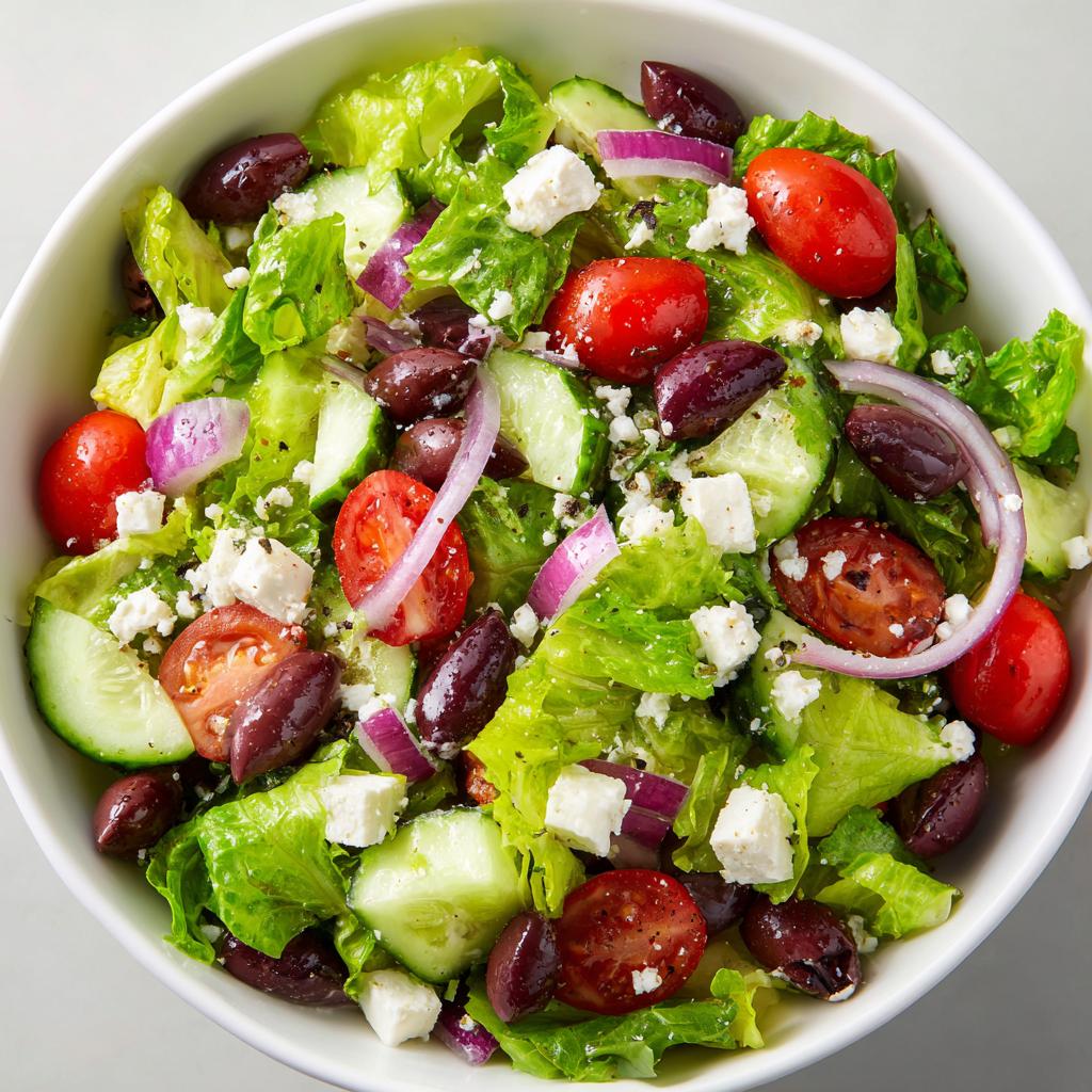 Frischer Mediterraner Salat