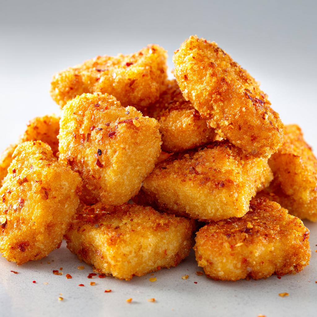 Gebackene Hähnchen Nuggets
