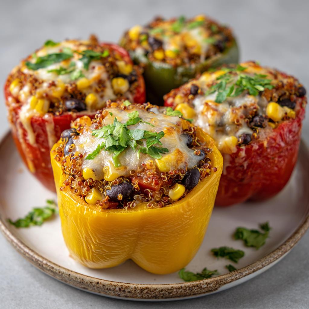 Gefüllte Paprika mit Quinoa - detail 1