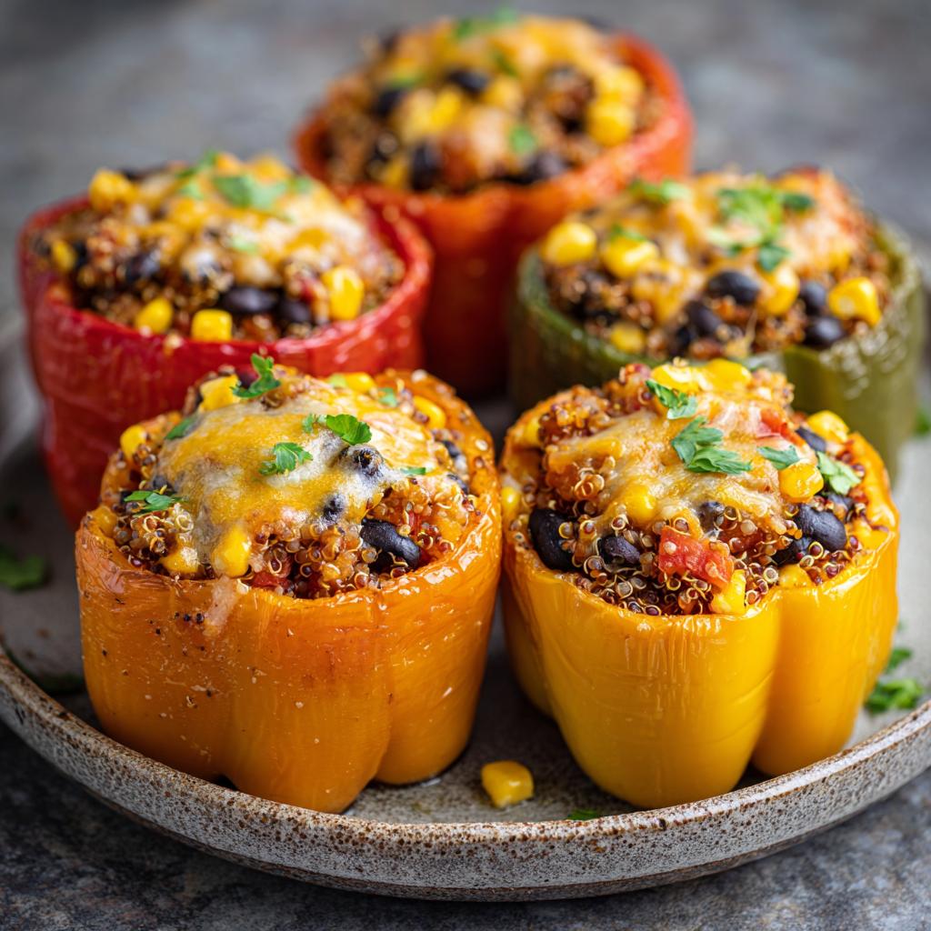 Gefüllte Paprika mit Quinoa