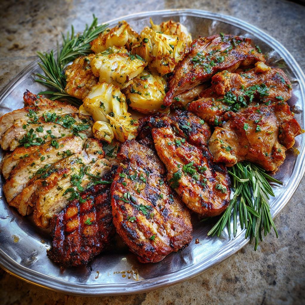 Gegrillte Fleischplatte - detail 1