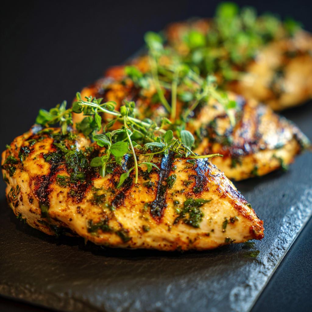 Gegrillte Hähnchenbrust - detail 1