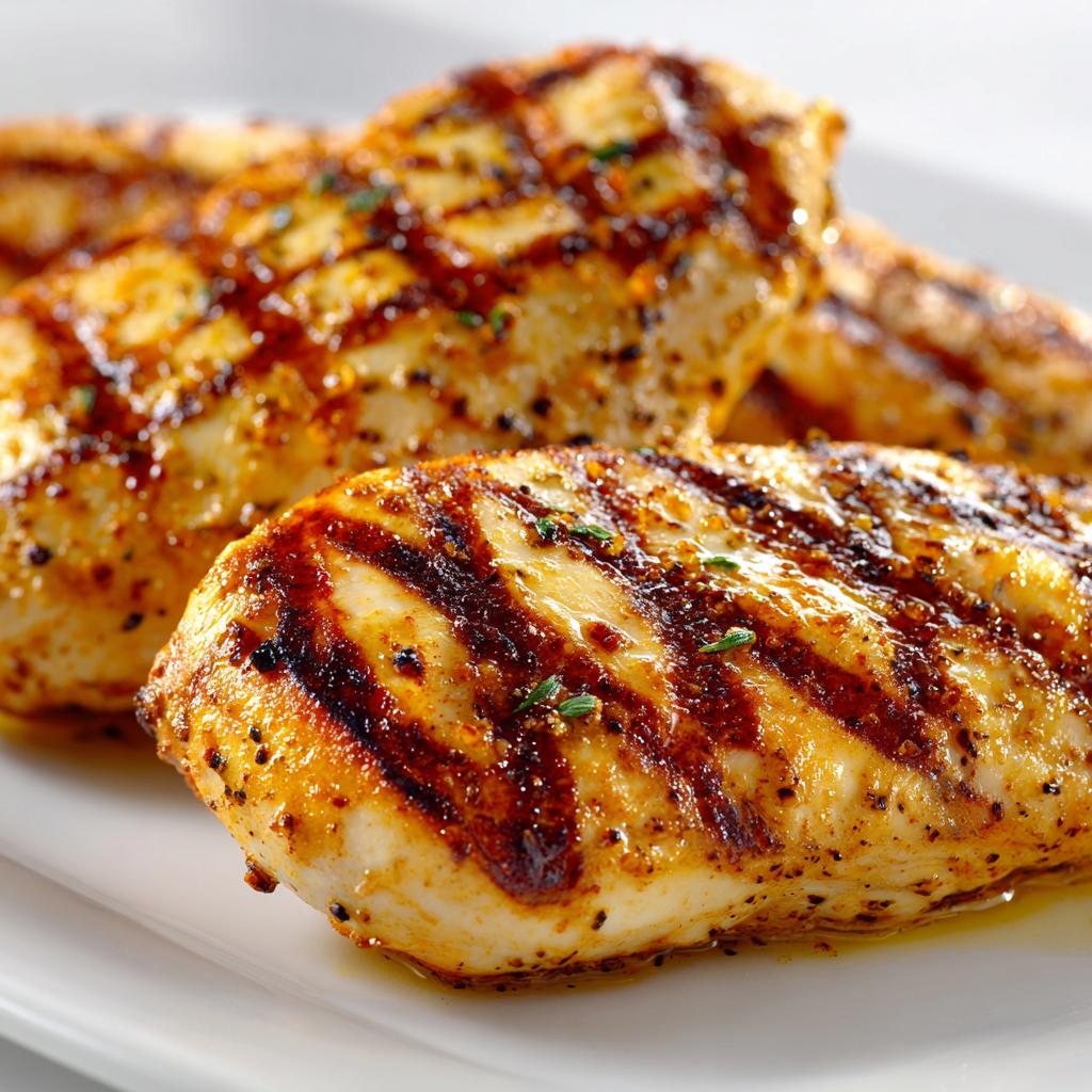 Gegrillte Hähnchenbrust auf dem OptiGrill