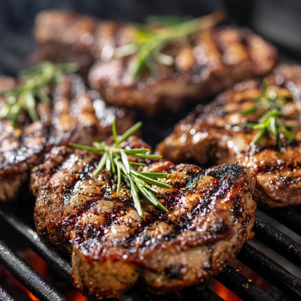 Gegrilltes Fleisch