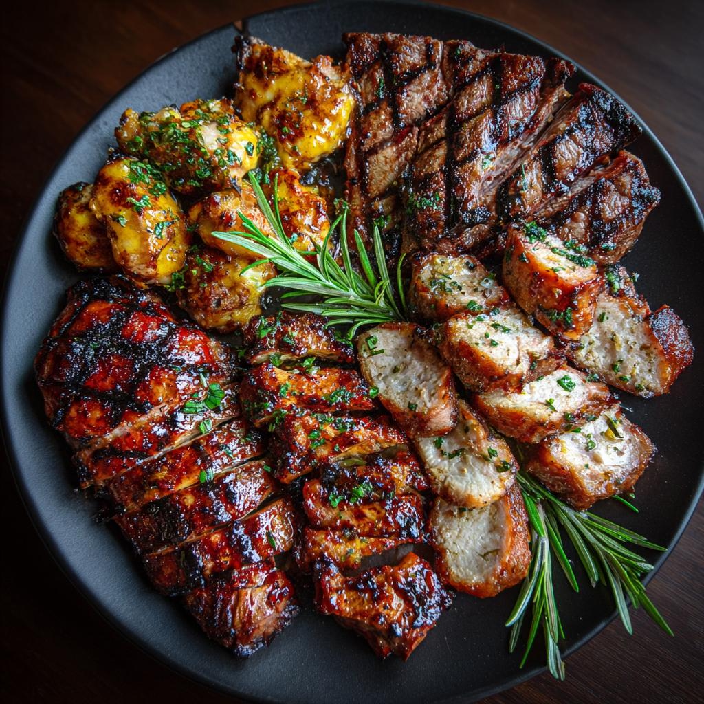 Gegrilltes Fleischfest - detail 1