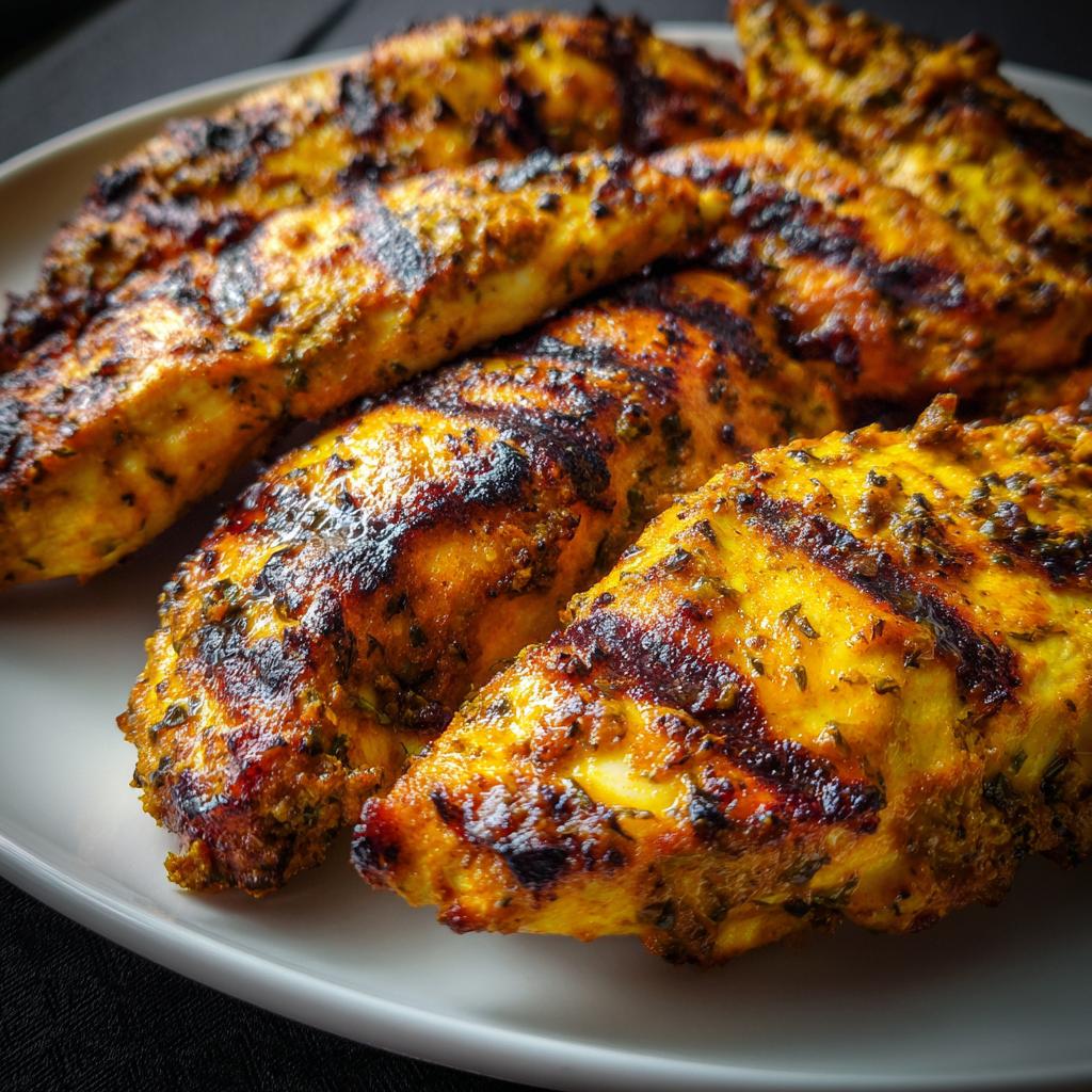 Gegrilltes Hähnchen-Curry mit Marinade - detail 1