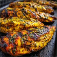 Gegrilltes Hähnchen-Curry mit Marinade